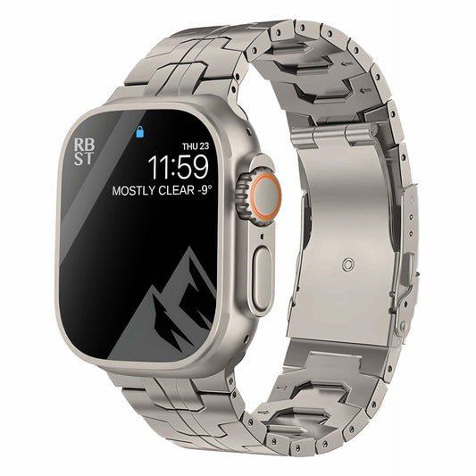 New Titanium Metal Smartwatch Strap - Birdie Watches