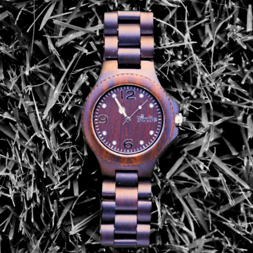 Bamboo Quartz Watch - Lightweight, Bamboo, Glow in the Dark - Birdie Watches