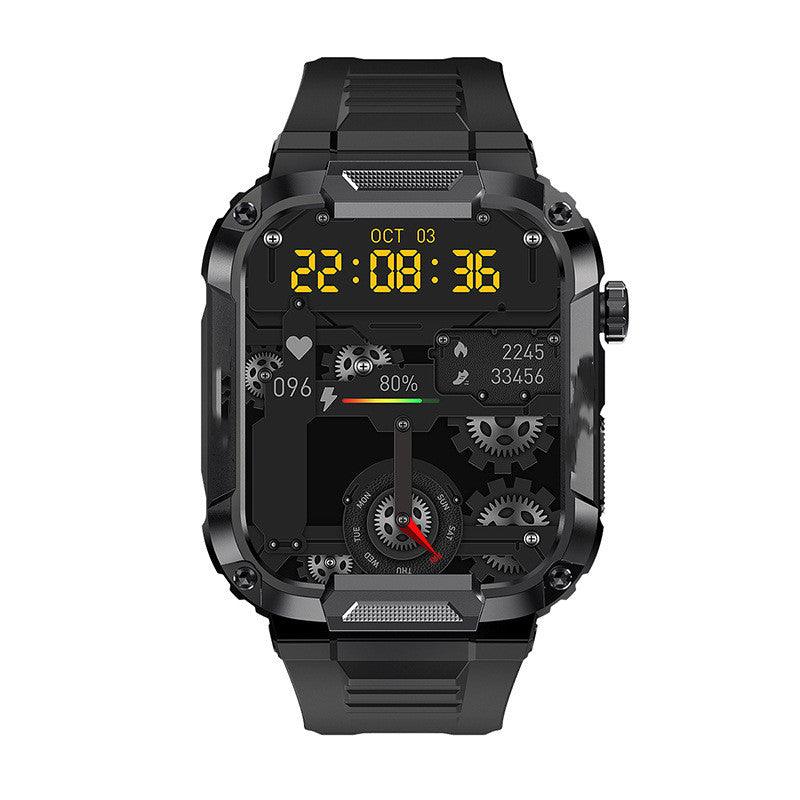 Rugged Square Body Smart Watch - Remote Selfie, Reminders, and More - Birdie Watches